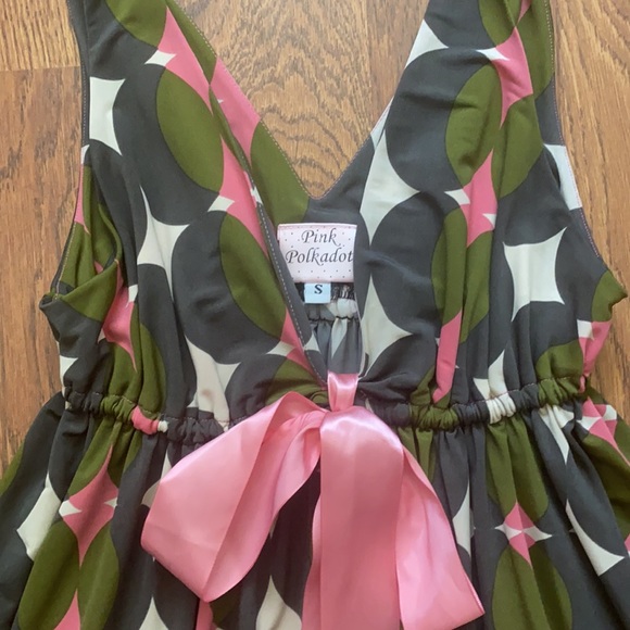 Polka Dot Ribbon Dress - Picture 4 of 7